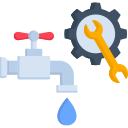 The Leak Busters plumbing services logo